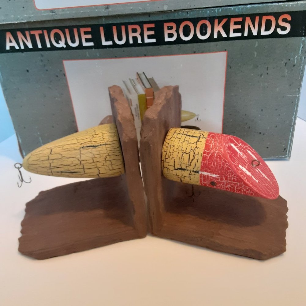 Antique Lure Bookends
